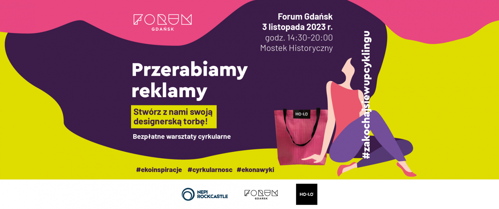 Wyjątkowe warsztaty z upcyklingu w Forum Gdańsk!  Stwórz modną torbę shopperkę z banerów reklamowych